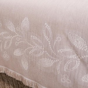 ΚΡΕΜ ΛΕΥΚΟ ριχτάρι πολυθρόνας καναπέ με ζικ ζακ βαμβακερό PADOVA 01