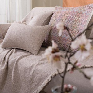 μπεζ ριχτάρι πολυθρόνας καναπέ με βαμβακερό TIVOLI 02