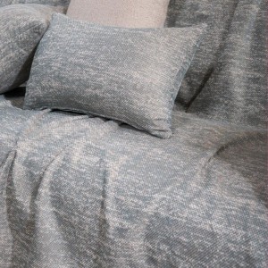 ΜΠΛΕ ΓΚΡΙ ριχτάρι πολυθρόνας καναπέ με βαμβακερό TIVOLI 08