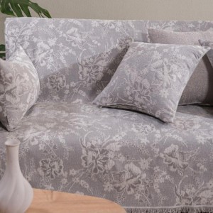 4 SEASON SOFA THROW GREY VARESE 03