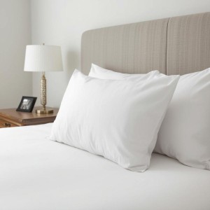 WHITE COTTON PILLOW CASE 235 TC FOR HOTELS