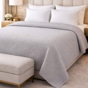 COTTON BLANKET GREY FOR HOTELS