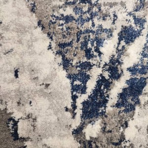 NEVA GREY BLUE MODERN STYLE MIX COLOR CARPET 3 PIECES BEDROOM SET