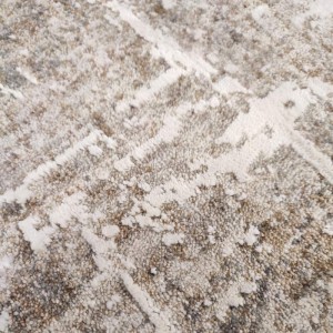 σετ τριων τεμαχιων για υπνοδωματιο μοκετα  APERIA 972 ΛΕΥΚΟ ΜΠΕΖ στο λευκό κορίνθου