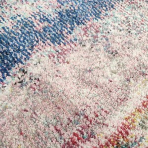 BEDROOM SET CARPET MONZA 3 PIECES PINK BLUE