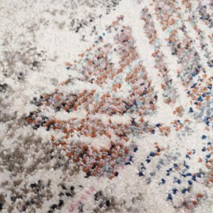 σετ τριων τεμαχιων για υπνοδωματιο μοκετα  MONZA ΛΕΥΚΗ ΜΕ ΠΟΛΥΧΡΩΜΟΥΣ ΡΟΜΒΟΥΣ στο λευκό κορίνθου