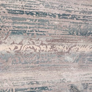 SOFT RUG THEMA BEIGE BLUE ABSTRACT