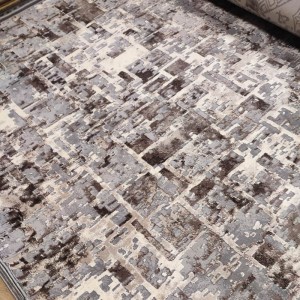 RUG OFFER THEMA BROWN AND CREAM 145Χ230