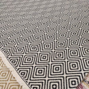 SYNTHETIC WICKER RUG GEOMETRIC 192X250