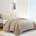 BEDSPREAD SET PALMIRA CREAM WITH PILLOWCASES