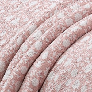BEDSPREAD SET PINK VERONICA WITH PILLOWCASES