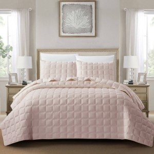 BEDSPREAD SET SAVONA ROSE WITH PILLOWCASES
