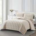 BEDSPREAD SET BEIGE TOSCANA WITH PILLOWCASES