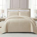 BEDSPREAD SET BEIGE BRILLANTE WITH PILLOWCASES