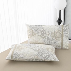 SET  100% Cotton 210 thread BEIGE BED SHEETS SPOLETO LIOLIOS GREECE