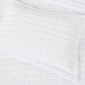 Polywaffle with lace BEDSPREAD SABINA SET WITH PILLOWCASES