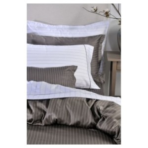ΣΕΤ ΣΕΝΤΟΝΙΑ PIN STRIPE D.GREY 884
