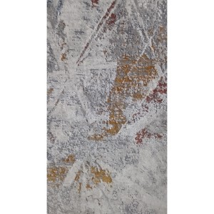 RUG NEVA GREY BLUE RED ABSTRACT 8536-110