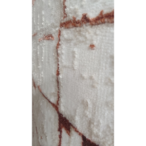 RUG DALI RED CREAM SQUARES