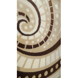 CARPET SENTA VANILLA BEIGE SPIRAL