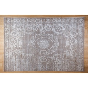 ΧΑΛΙ VINTAGE VELVET 4664 ΚΡΕΜ ΜΠΕΖ