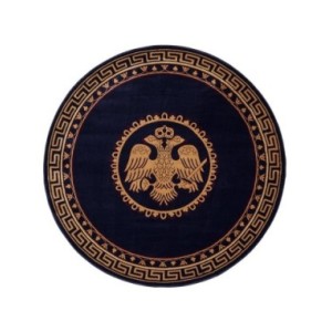 ΧΑΛΙ ΕΚΚΛΗΣΙΑΣΤΙΚΟ ATHOS 2128 BLUE ΡΟΤΟΝΤΑ - 200X200